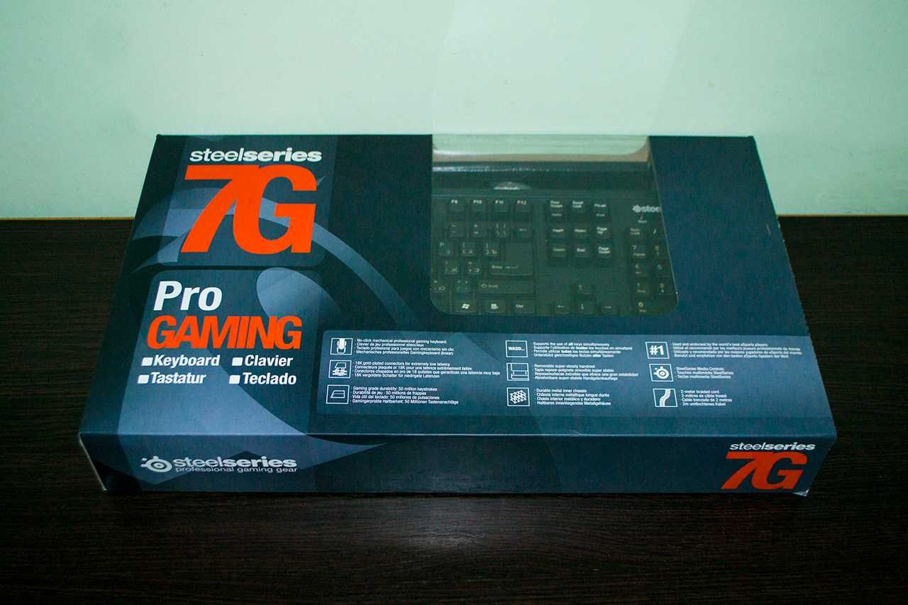 ‼️Клавіатура механічна Steelseries 7G Pro Gaming Gold Cherry MX Black