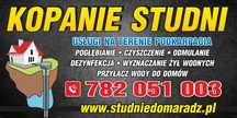 Kopanie studni Tradycyjnch- Czyszczenia - Odmulanie  - Dezynfekcja