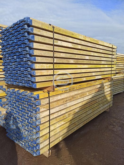 Dźwigar DOKI Stemple Podpory Trójnóg Głowice Rusztowanie Sklejka Blaty