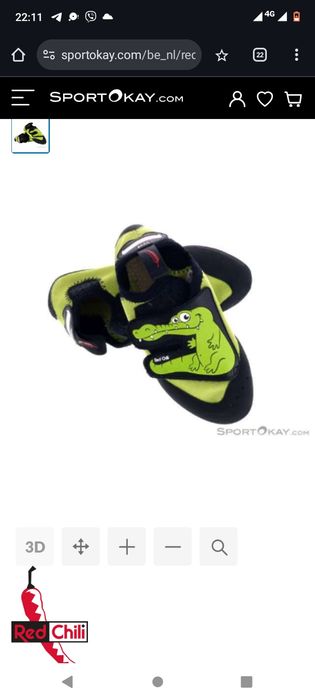 Б/в скельники (скельні тапки/туфлі) для скелелазіння, р.33/34