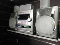 HI-FI  LG-FFH-DV55 som surround 5 colunas, sem uso, funciona em pleno