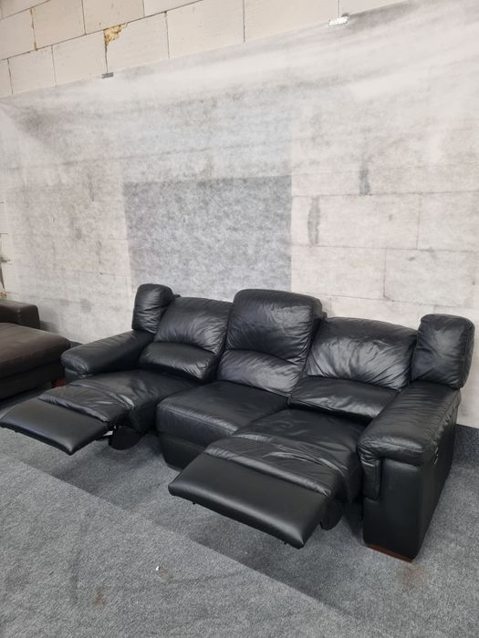 Шкіряний диван 3ка Реклайнер RELAX Шкіряні меблі з Європи