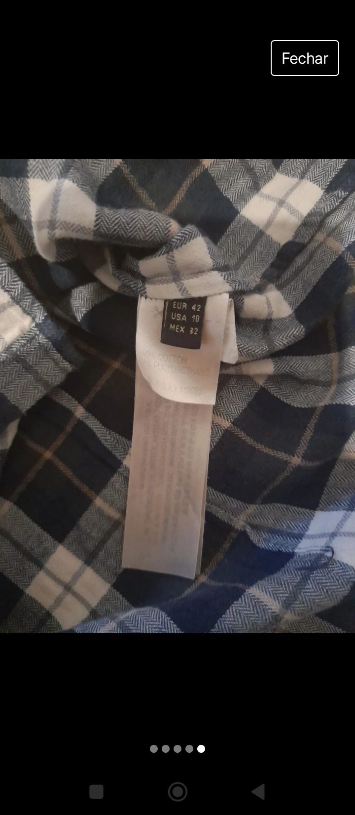 Camisa Blusa Massimo Dutti Tamanho XL 42