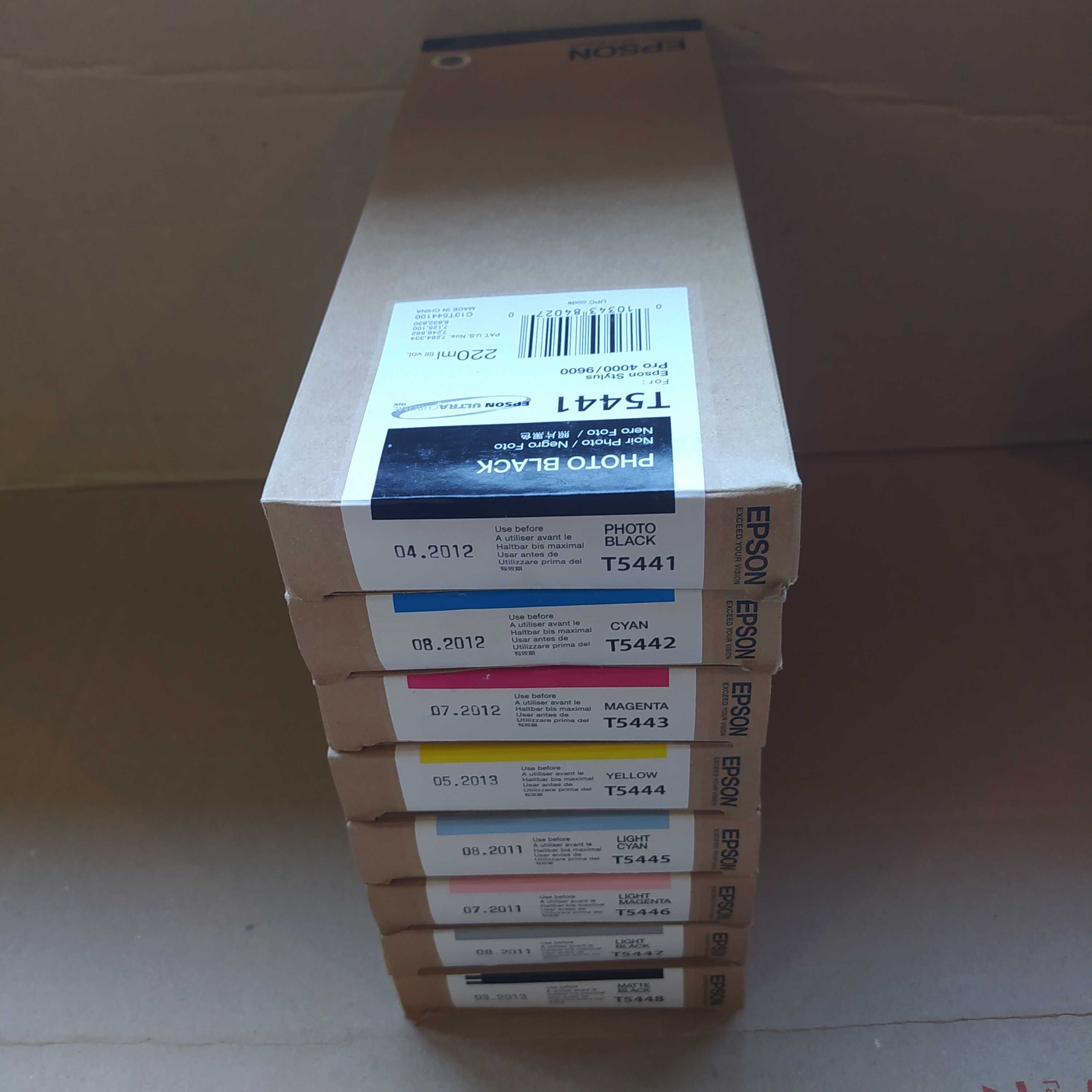 Картридж Epson C13T544100 - C13T544800 ( T5441 - T5448 ) T5431 - T5438