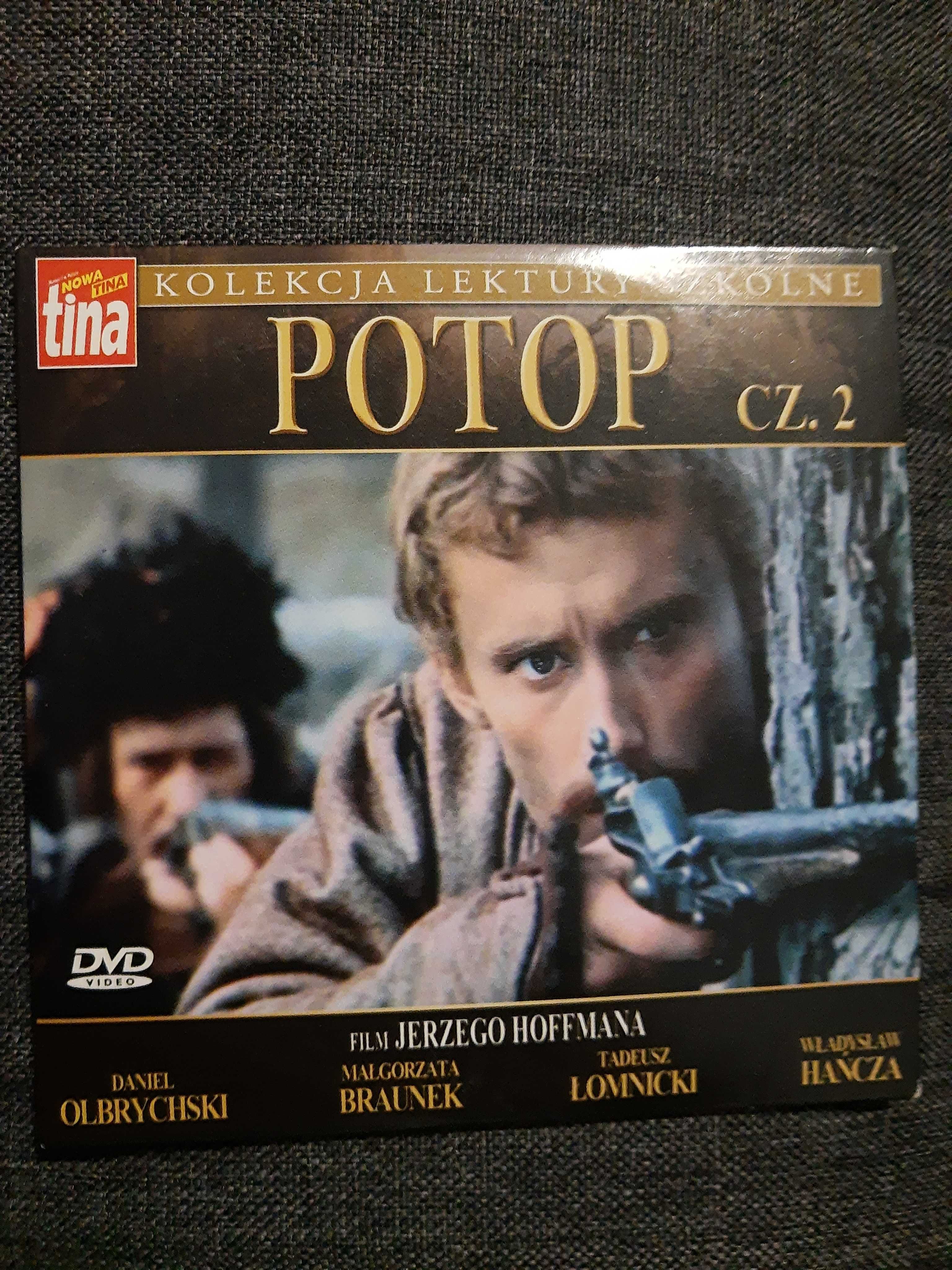 DVD,lektura Potop 2 część Hoffman Nowe. Serdecznie polecam.