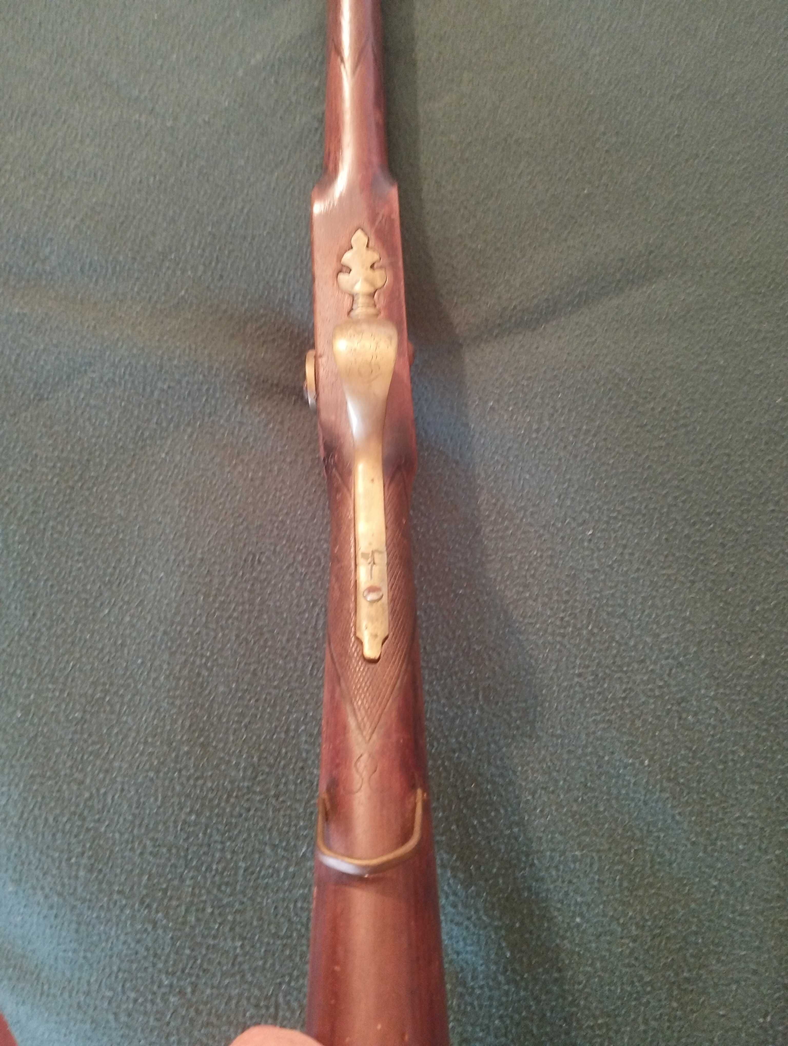 Espingarda  de caça  de percussão  de tiro único, 1860