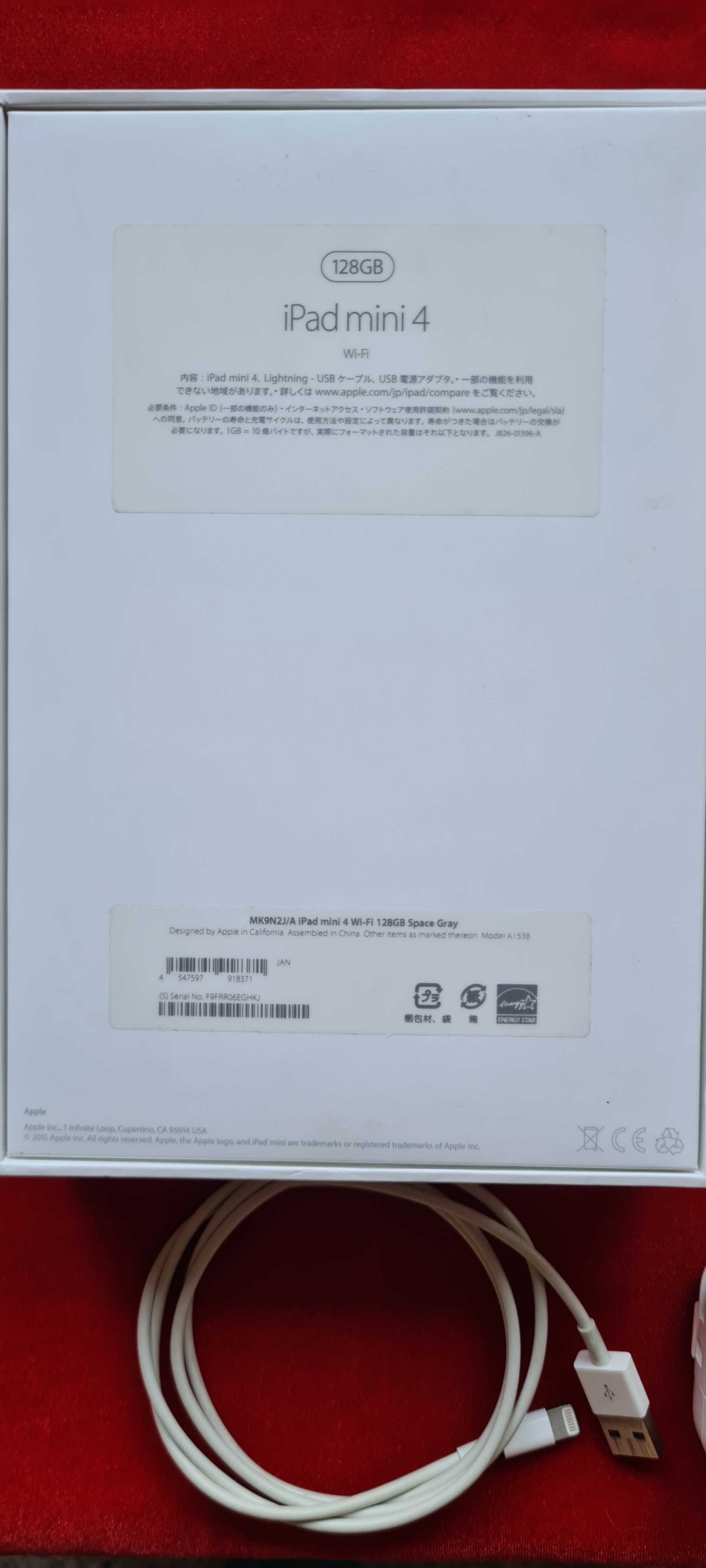 Продам iPadMini4 WiFi 128Gb модель A1538 Space Gray