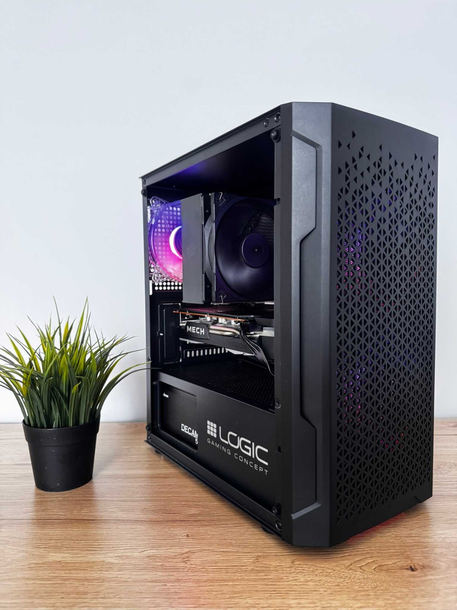 Solidny Komputer Gamingowy i5-12400F + RX 6600 + 16GB DDR4 + 1TB SSD
