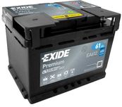 Akumulator Exide Premium 61Ah 600A PRAWY PLUS