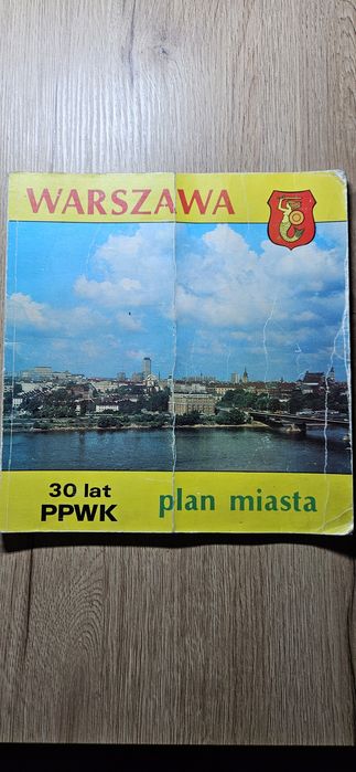 Plan miasta Warszawa-30 lat PPWK