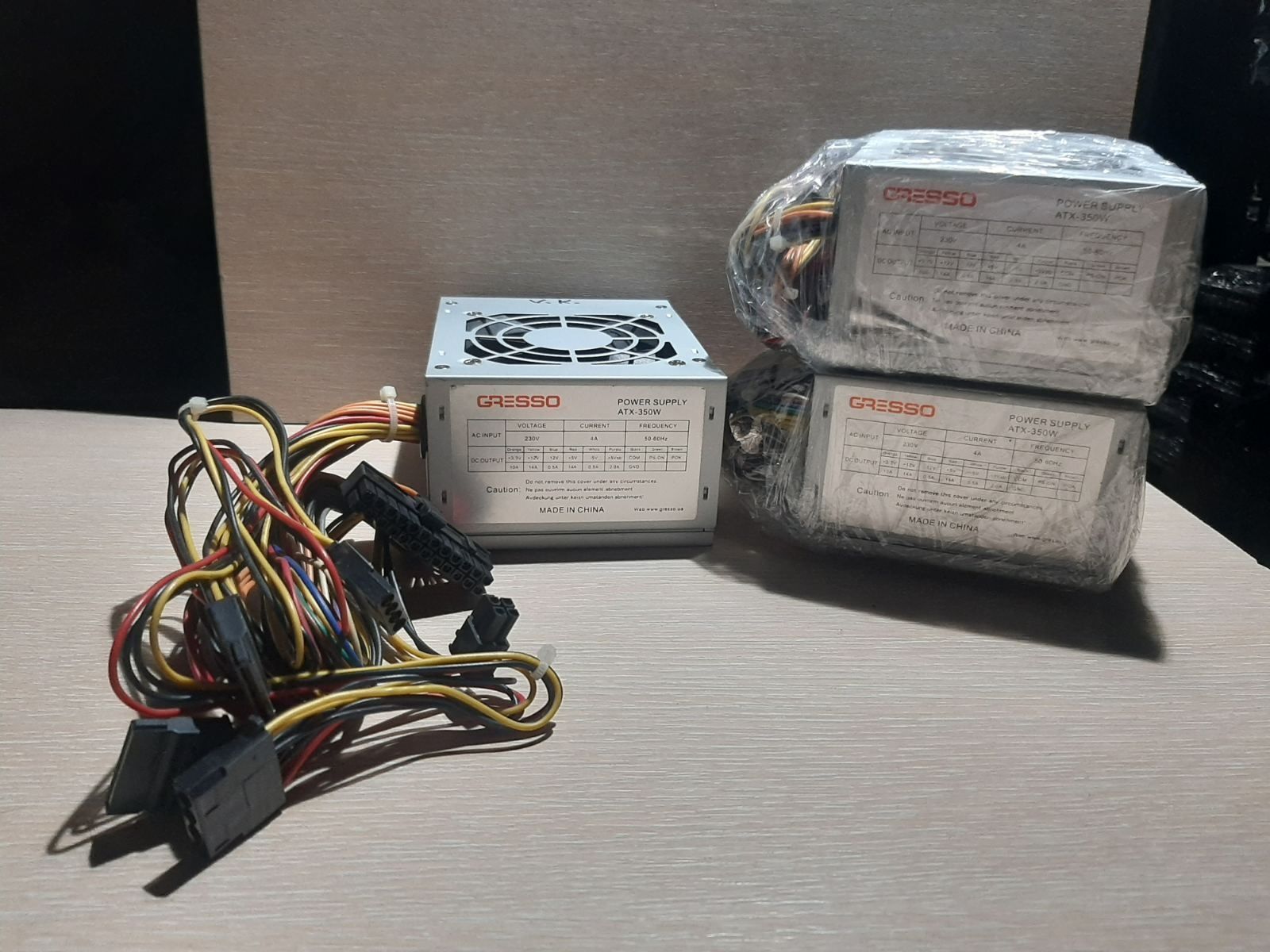 Блоки живлення GRESSO mATX-350w, 80mm, SFX. Шимконтролер 7500