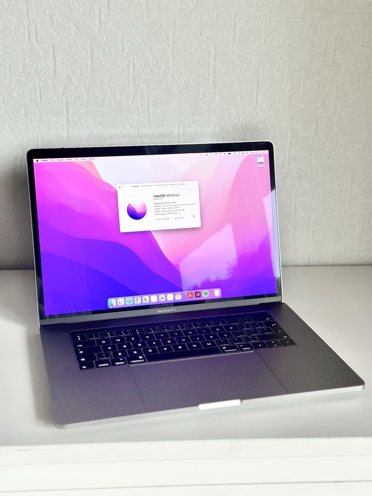 MacBook Pro 15,4” Intel Core i7, 16/256 GB SSD Retina