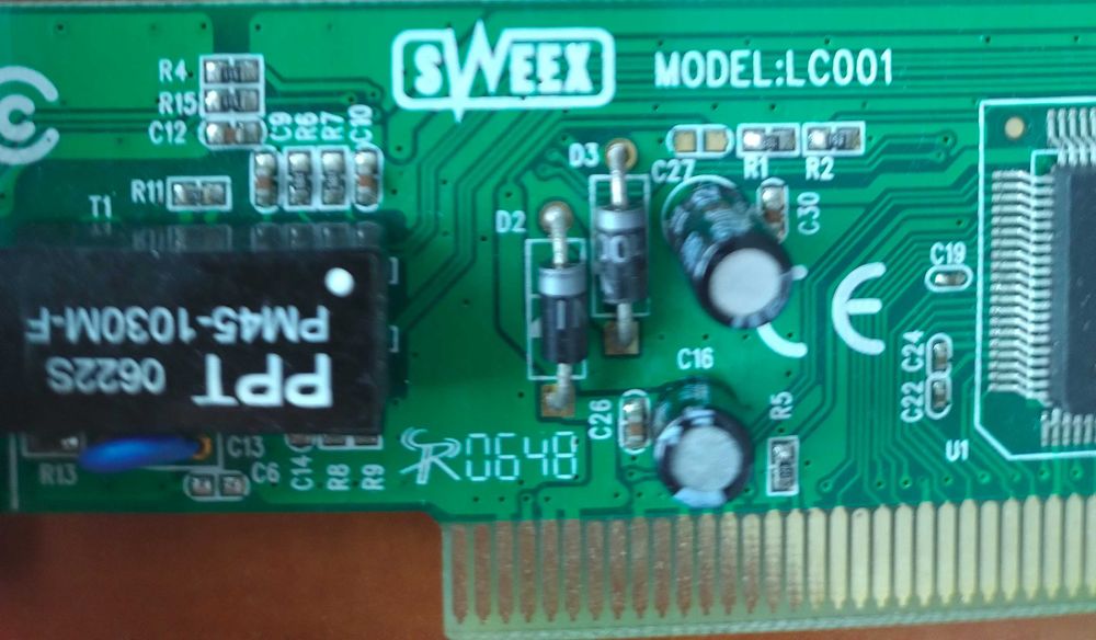 Karta sieciowa Sweex LAN 10/100 Mbps
