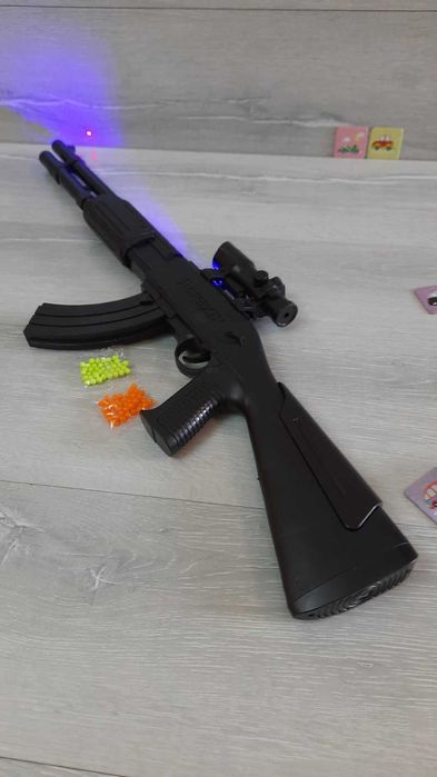 Автомат на пульках 6мм, M333-1, 76см, лазер, свет, ружье, винчестер