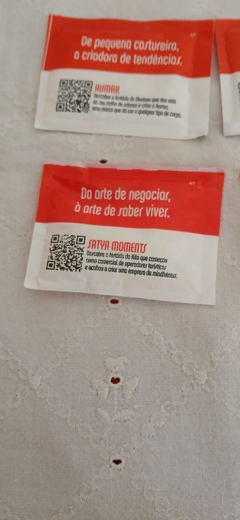 Pacotes de açúcar Buondi- Série completa