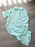 Conjunto linho (calçao e camisa) - novo