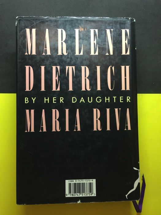 Marlene Dietrich by her Daughter Maria Riva (Free Delivery)