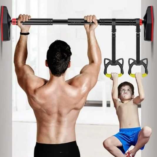 Розсувний турнік для підтягування TYRNIK-2 з кільцями