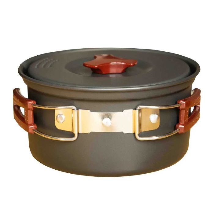 Набір посуду на 1-2 персони 1 л з анодованого алюмінію