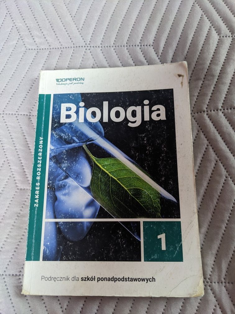 Podręcznik do biologii zakres rozszerzony 1 technikum