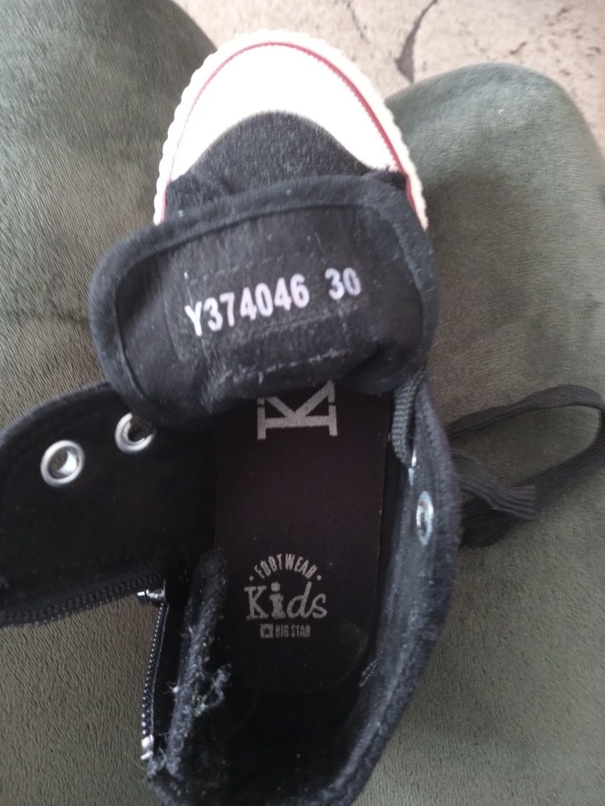Buty trampki  Nowe wyższe dla chłopca  Big Star r .30