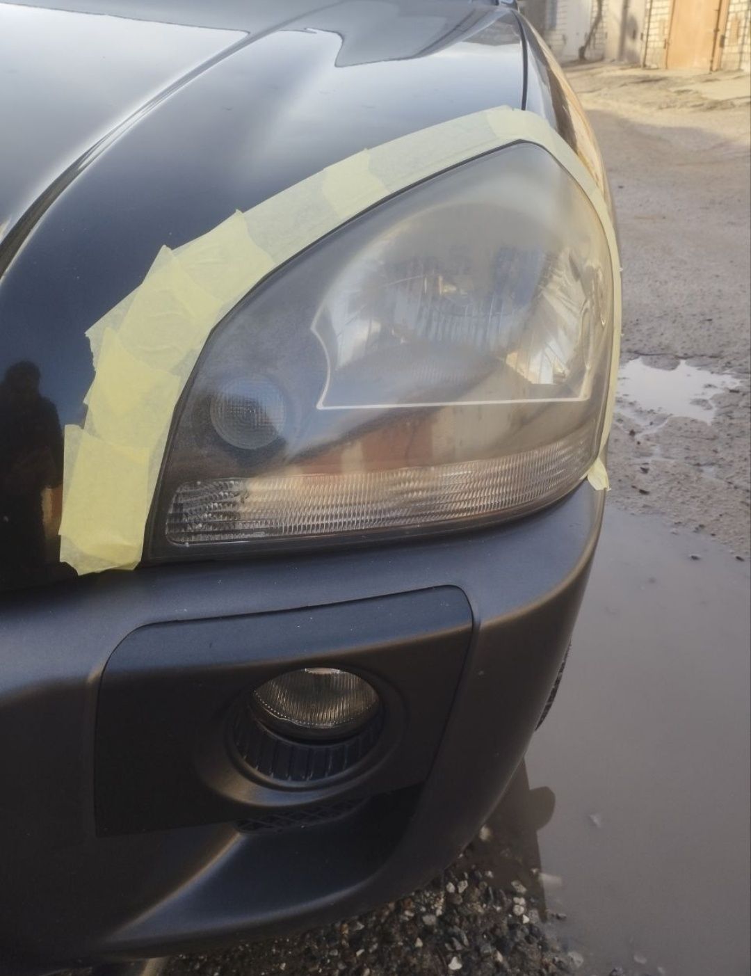 Полировка фар авто