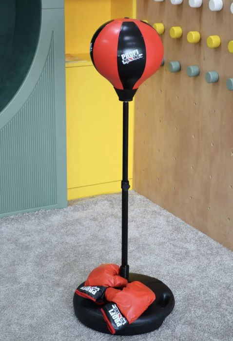 Набір для боксу Дитяча груша Груша на стійці 80-110см Дитячий набір
