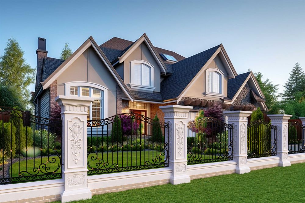 Słupki,Podmurówki Dworkowe,Betonowe,Słup Pałacowy,Ogrodzenia Stylowe