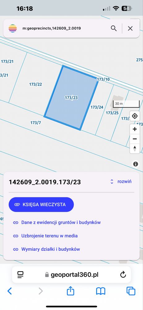 Działka budowlana Teodorów