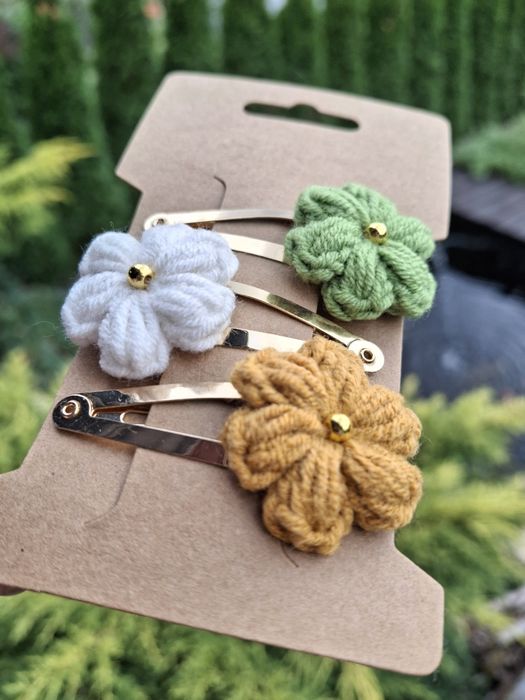 Spinki do włosów handmade 3 szt.