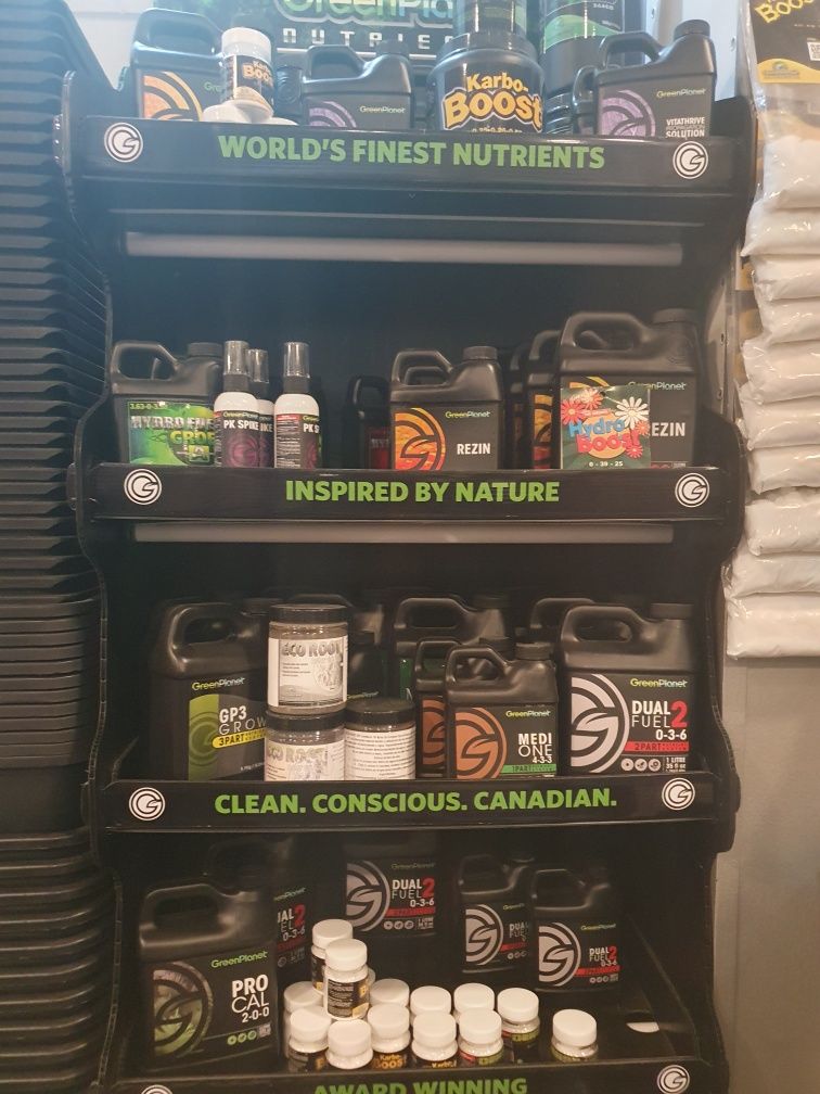 Nutrientes AN e GP cultivo grow
