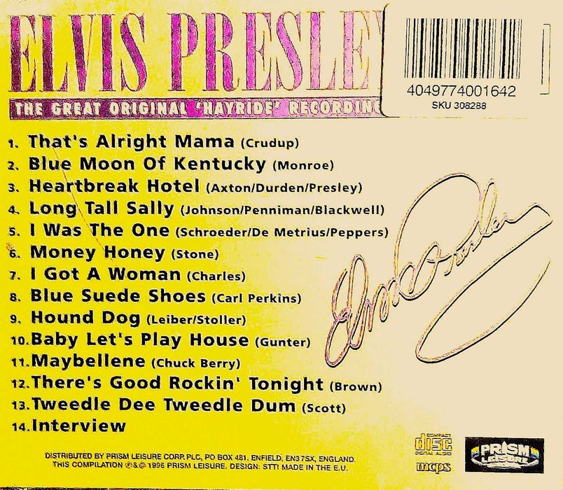 Polecam Album Nowy CD ELVIS PRESLEY – Album Good Rocki n Tonight