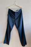 Spodnie H&M garniturowe granatowe