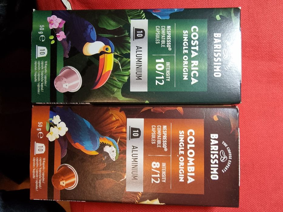 Капсули 20штук BARISSIMO для кавоварок з системою Nespresso