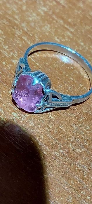 Продам кольцо СССР ,875 проба ,СССР винтаж,камень фианит