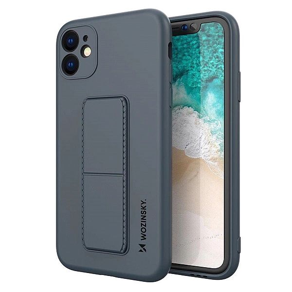 Wozinsky Kickstand Case silikonowe etui z podstawką etui Xiaomi Redmi