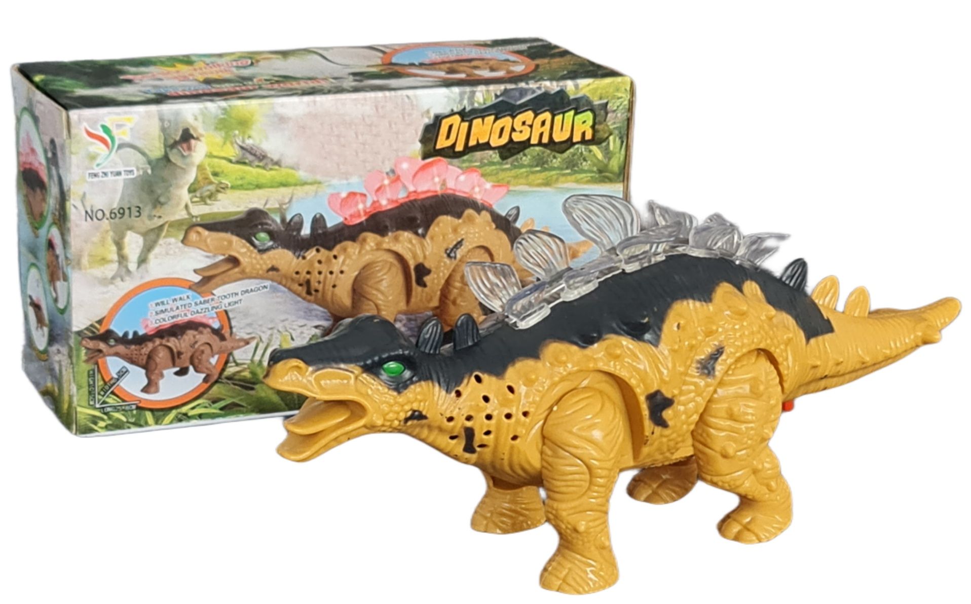 Zestaw dwóch małych dinozaurów