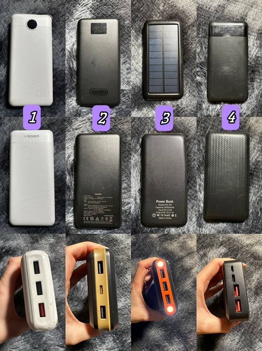 Павербанки з Європи Вітринні Як нові Від 450 грн