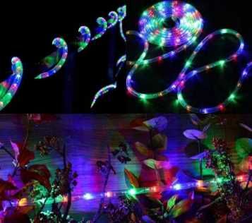 NOWY WĄŻ led świetlny zewnętrzny 20 m wielokolorowy multicolor program