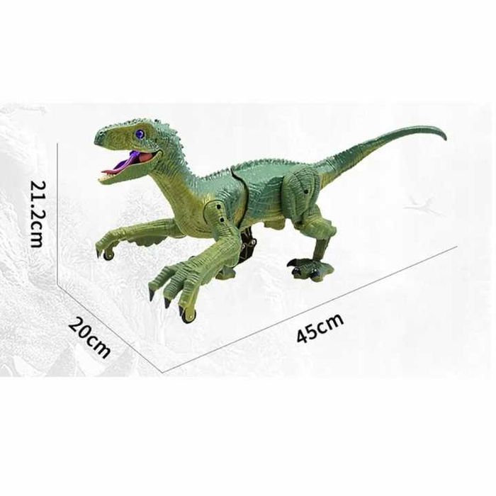 Dinozaur Velociraptor zdalnie sterowany pilot port usb dźwięki QX020