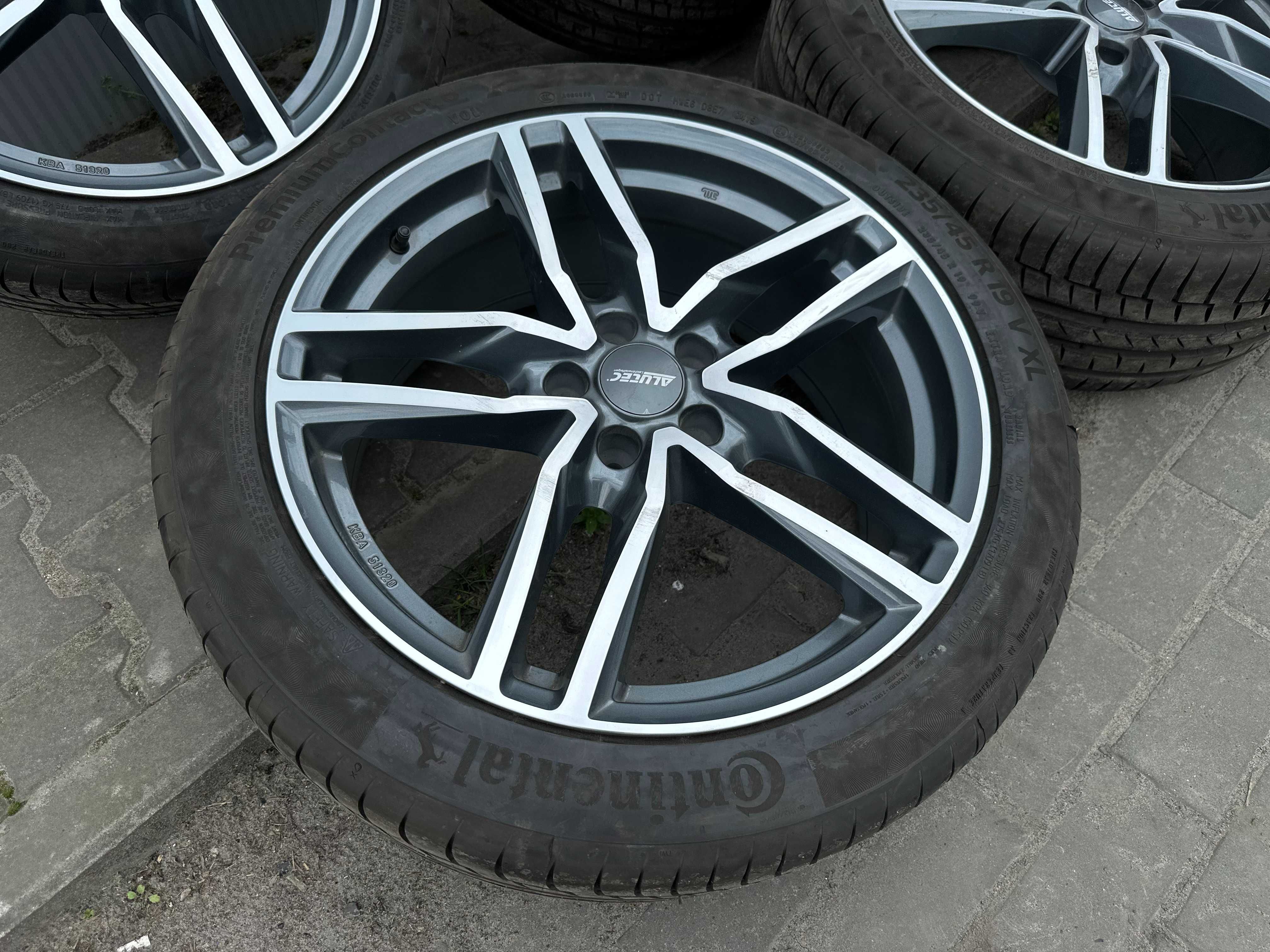 Диски Alutec 5/112 R19 8J ET45+нові 235/45R19 Continental Premium6