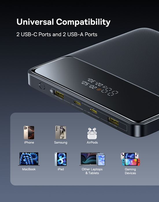 Powerbank Baseus Blade H1 20000mAh, 100W