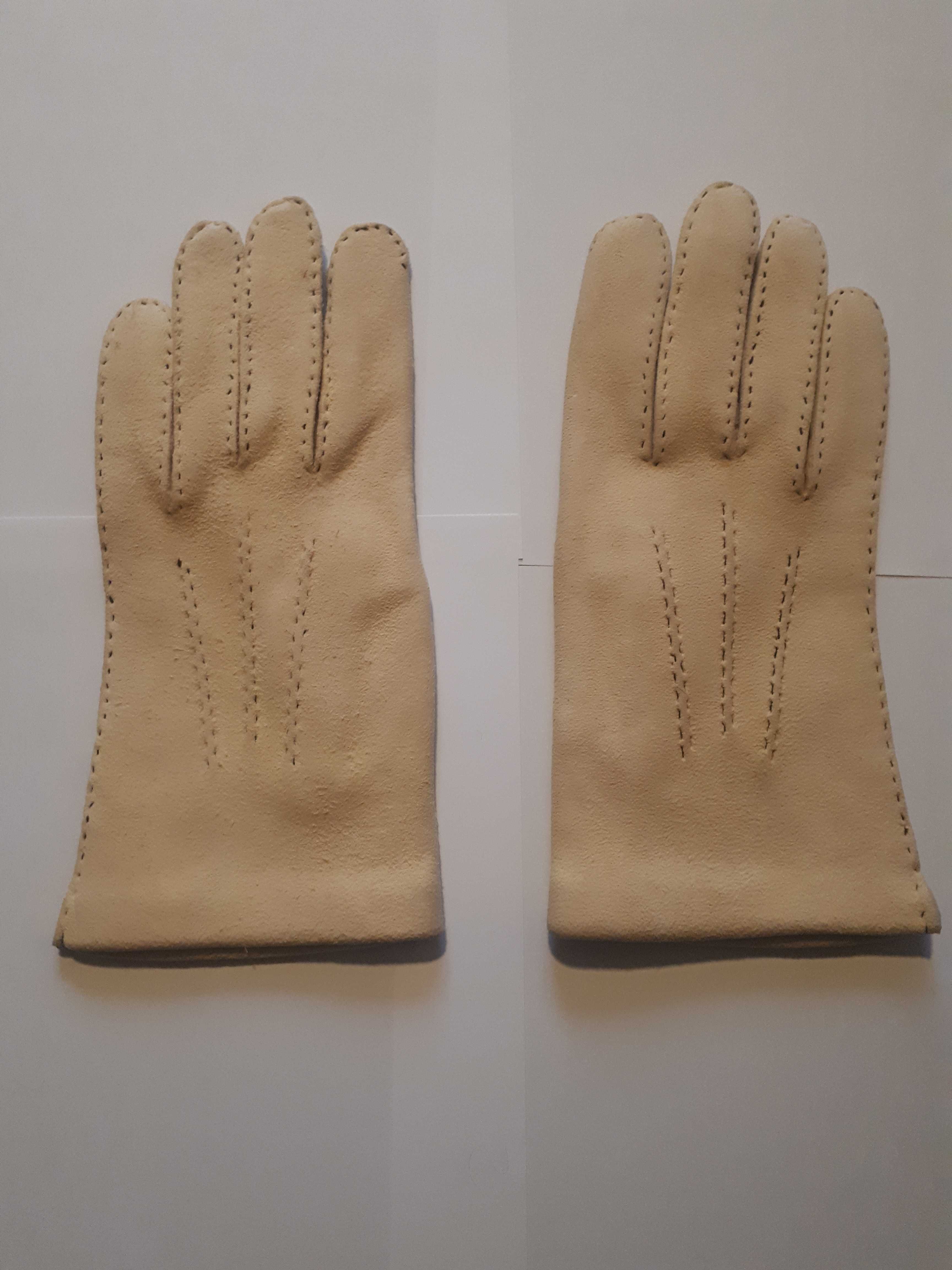 Rękawiczki irchowe męskie