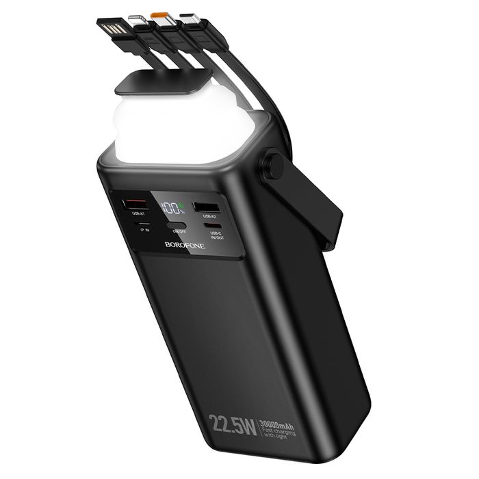 Power Bank 30000mAh 2xUSB Typ C QC 3.0 czarny