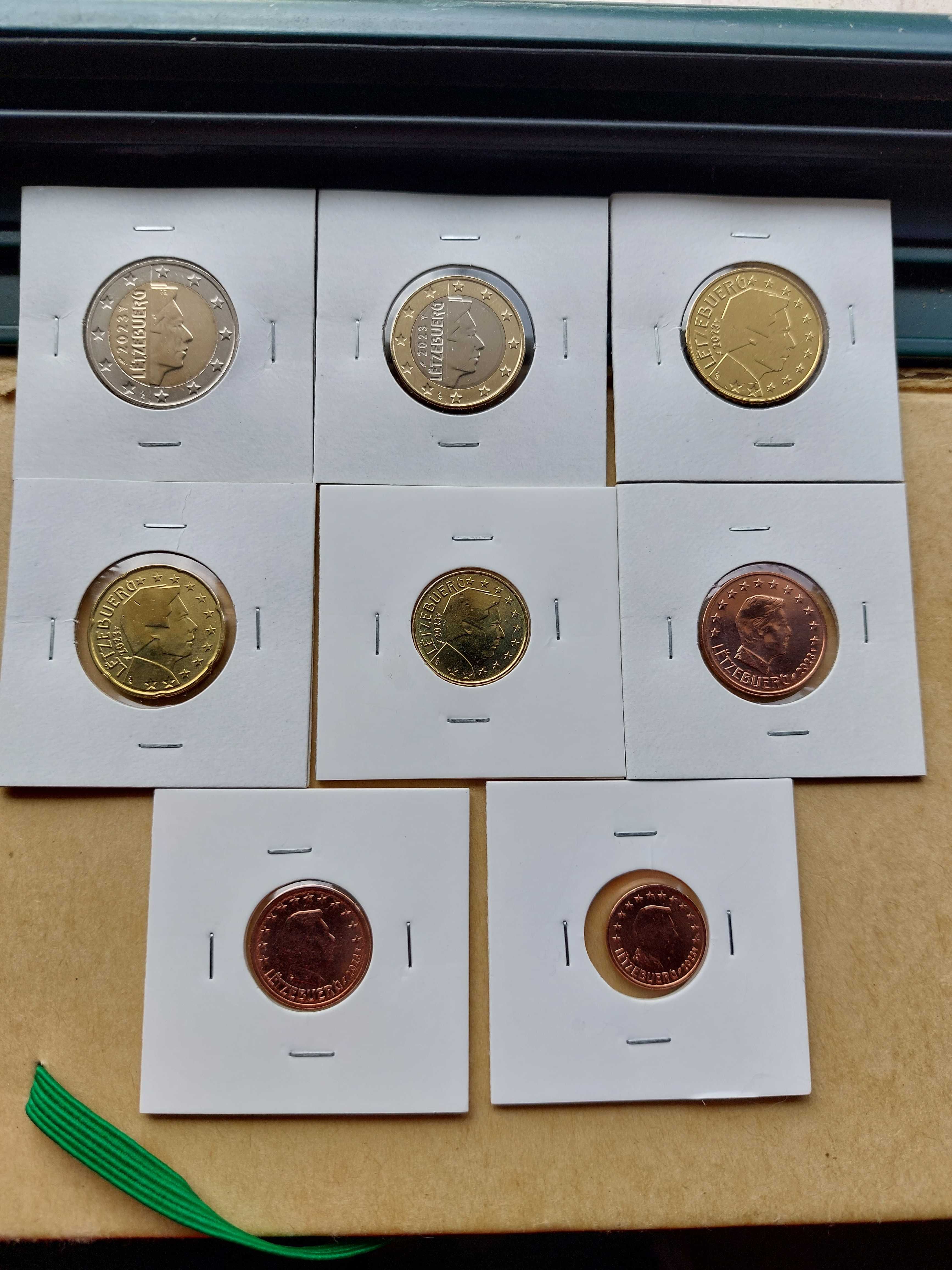Luxemburgo 2023  Conjunto Completo 8 moedas