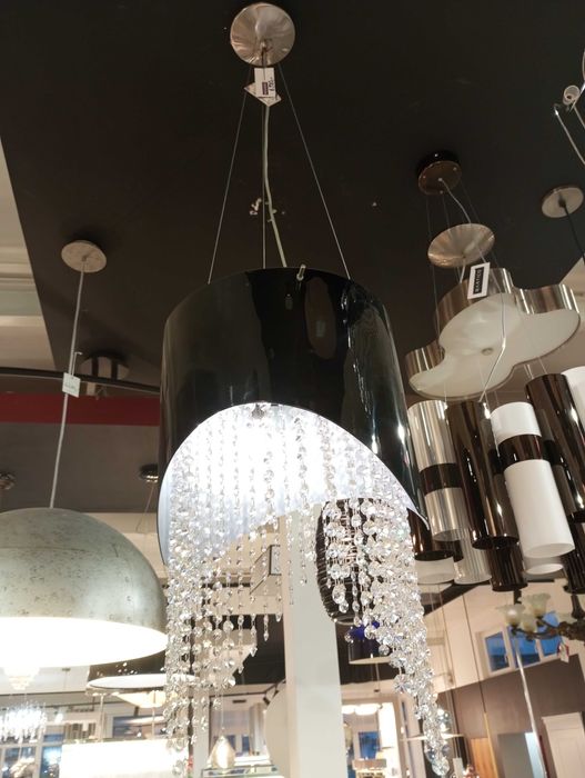 lampa sufitowa wisząca MASIERO NEROSOLE wyprzedaż z expozycji