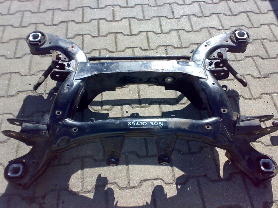 bmw x5 e70 3.0si 2007r. sanki Ława zawieszenia tylna tyŁ belka trawersa