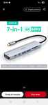 HUB MOKiN 7w1 Apple MacBook air HDMI 4K60Hz USB C