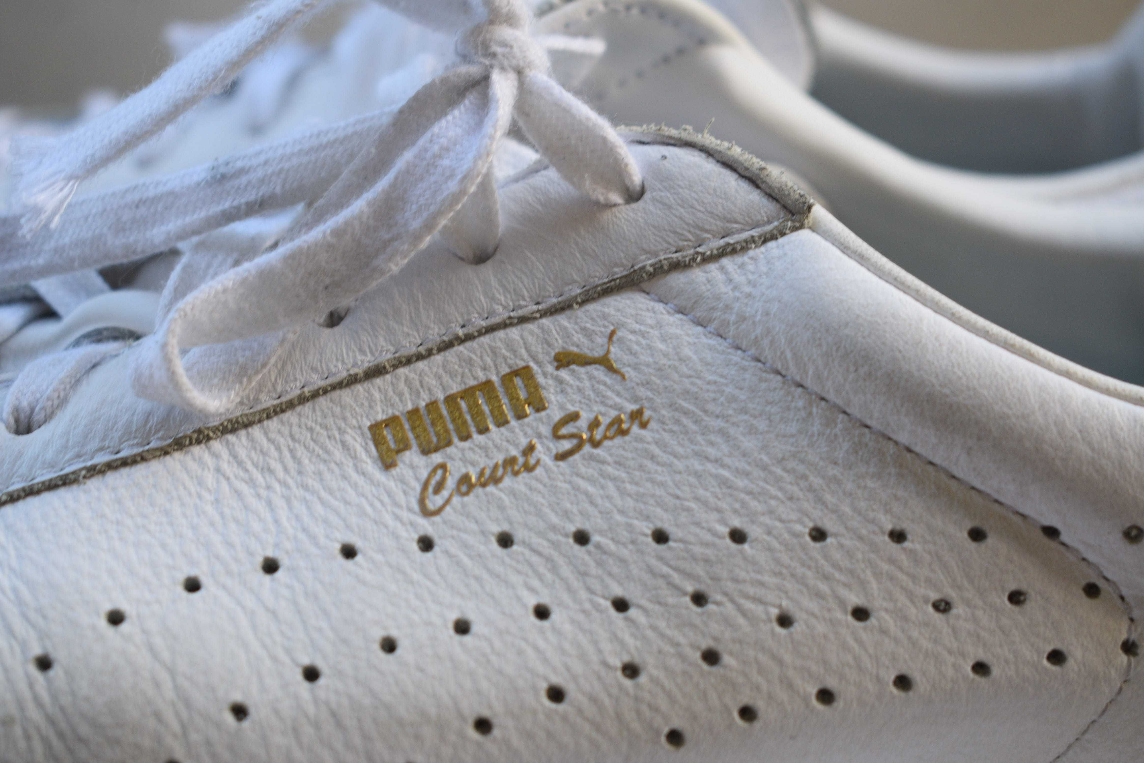 кожаные кроссовки кросовки кеды сникеры Puma Court Star р. 46 30 см