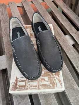 Buty Mokasyny VENEZIA 4611 czarne r. 42 NOWE